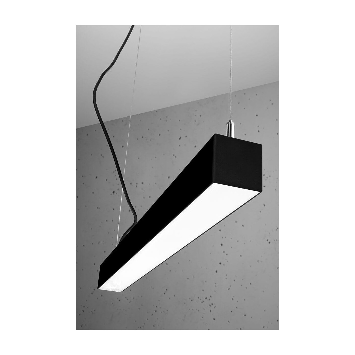 Lampa Wisząca Pinne 117 Czarny 4000K TH.069 Sollux