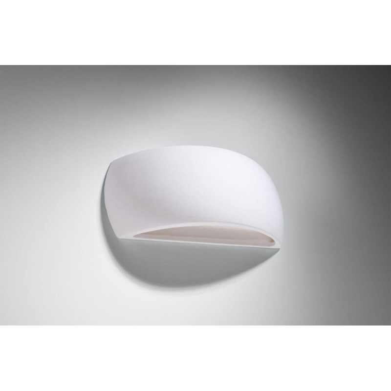 Kinkiet Ceramiczny Pontius Biały SL.0835 Sollux