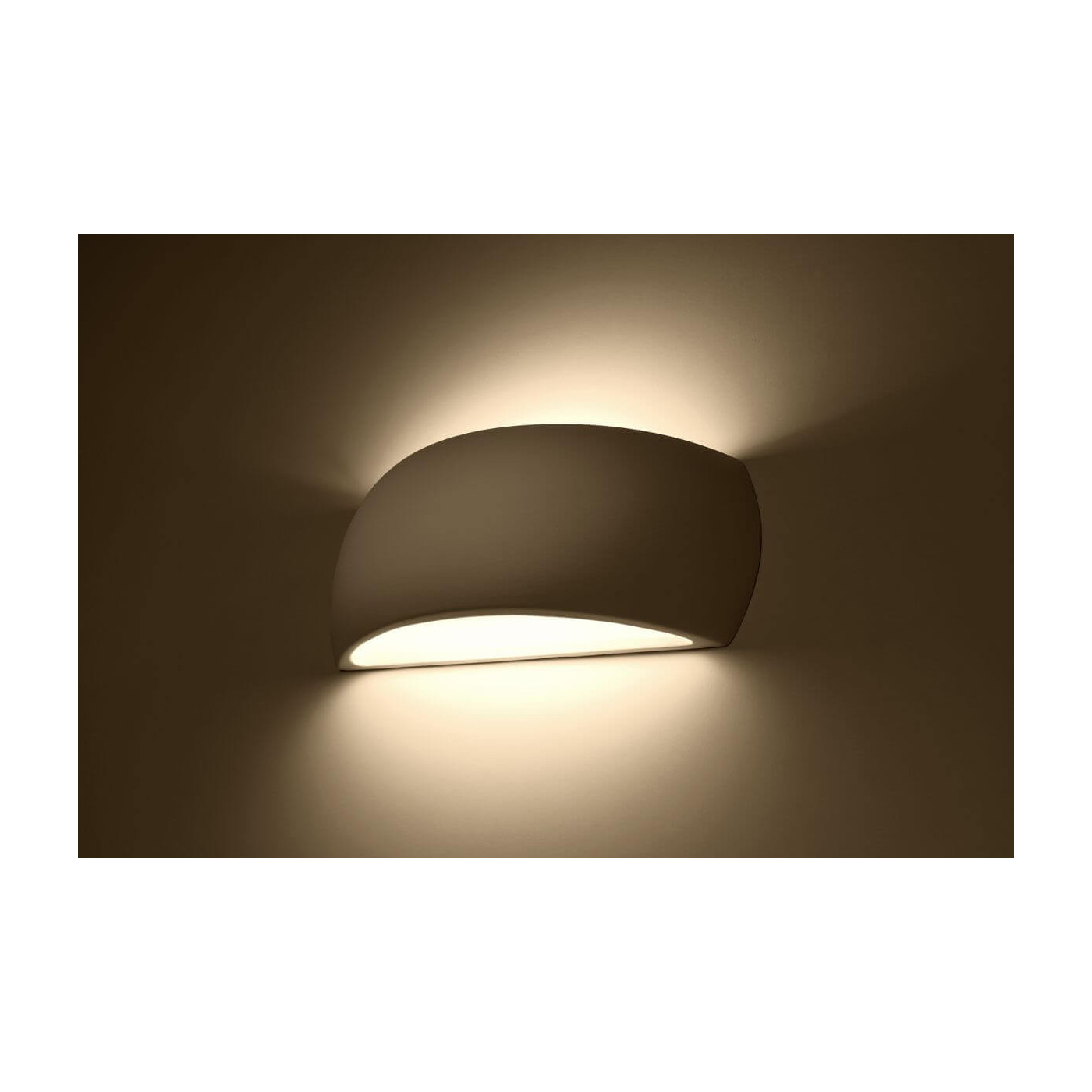 Kinkiet Ceramiczny Pontius Biały SL.0835 Sollux