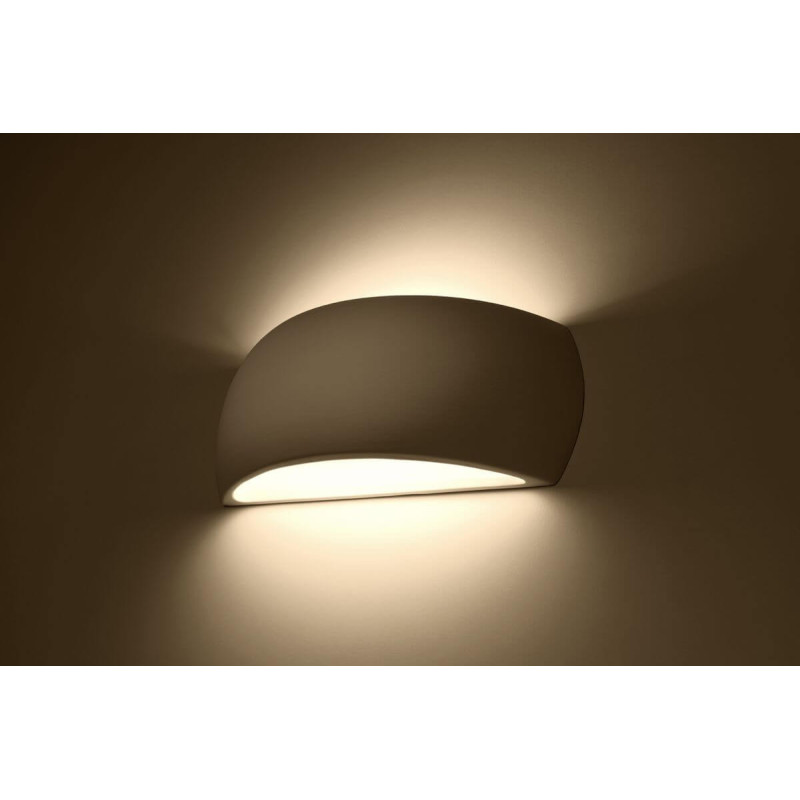 Kinkiet Ceramiczny Pontius Biały SL.0835 Sollux
