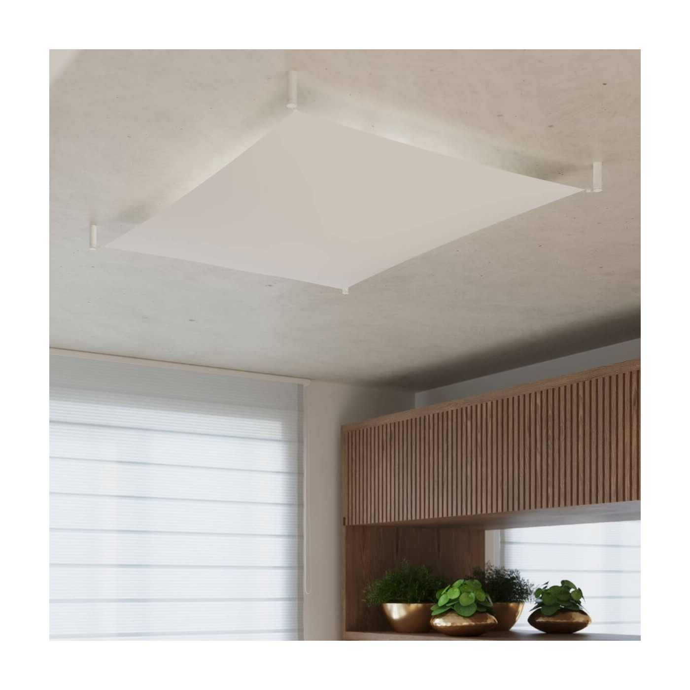 Plafon Luna 3 Biały SL.0739 Sollux