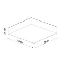 Plafon Horus 55 Czarny SL.0920 Sollux