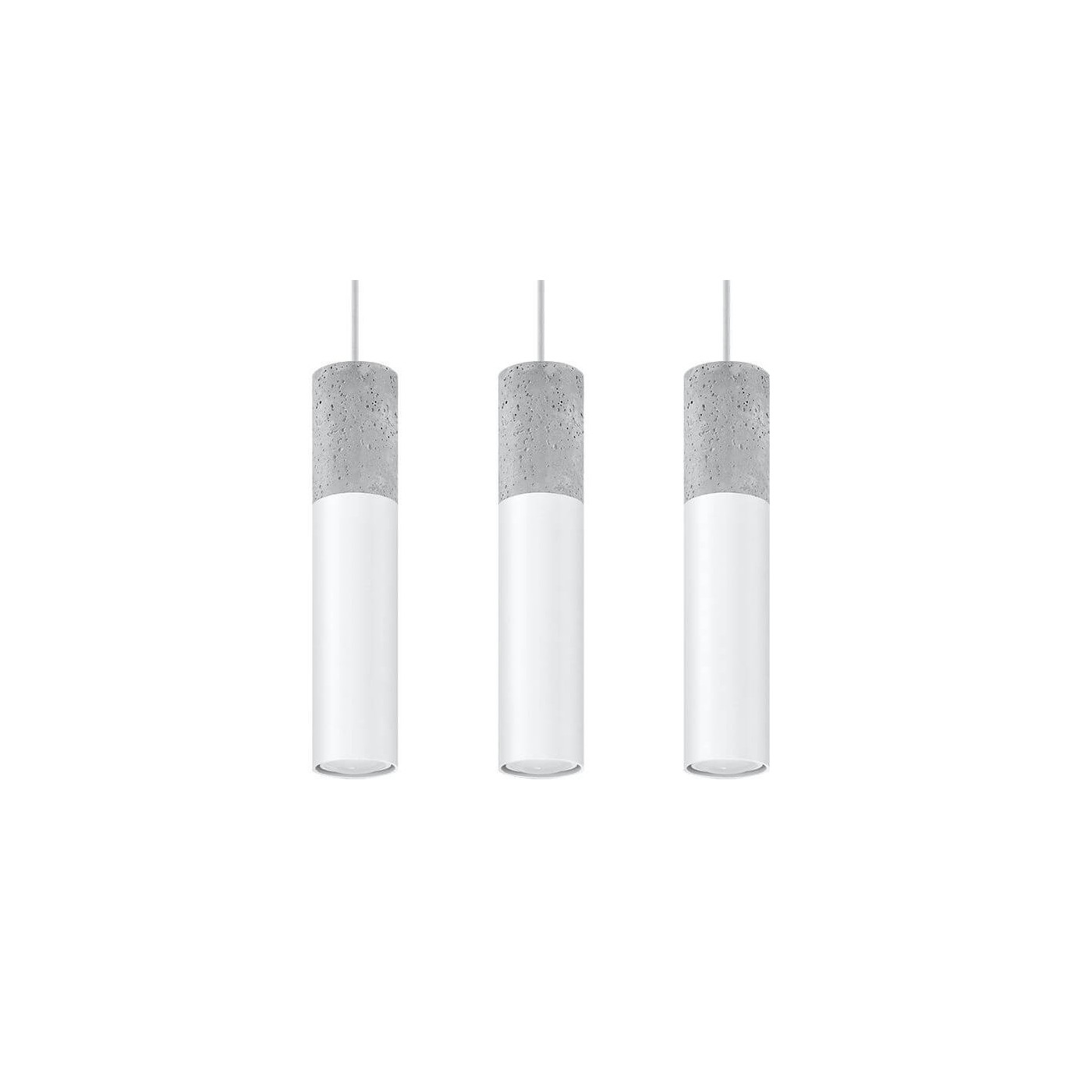 Lampa Wisząca Borgio 3 Biały SL.0649 Sollux