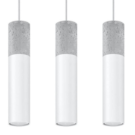 Lampa Wisząca Borgio 3 Biały SL.0649 Sollux