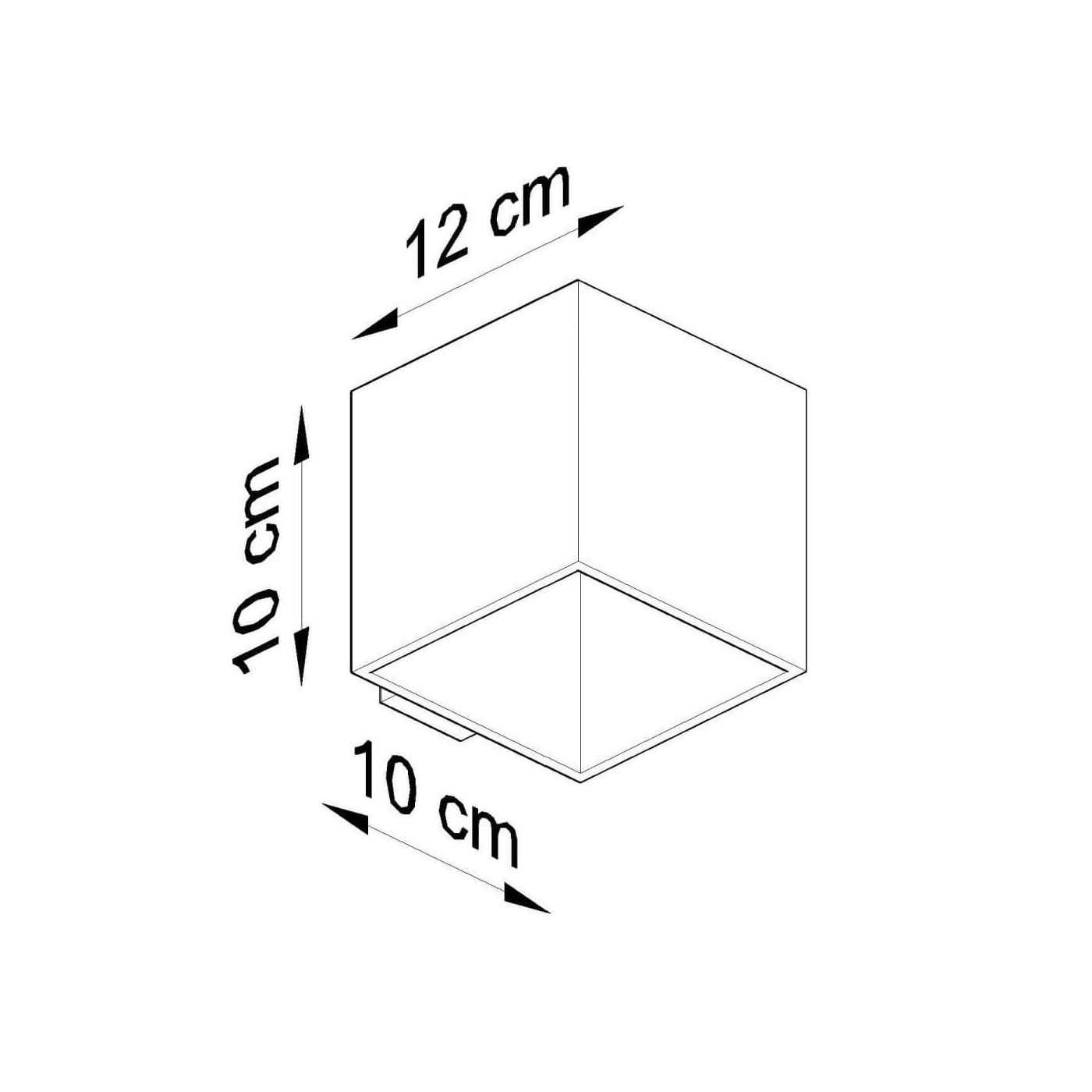 Kinkiet Quad Naturalne Drewno SL.0491 Sollux