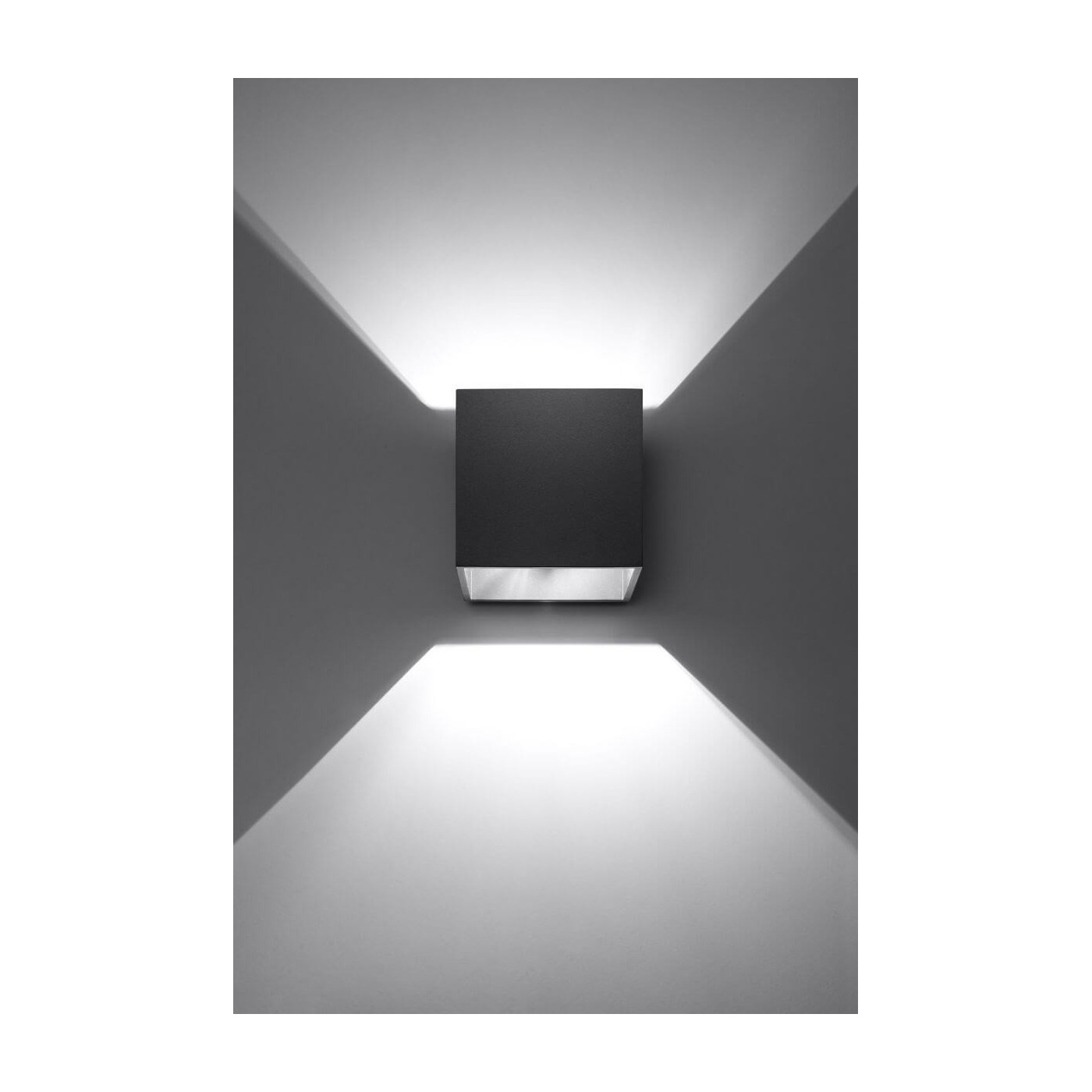 Kinkiet Quad 1 Czarny SL.0057 Sollux