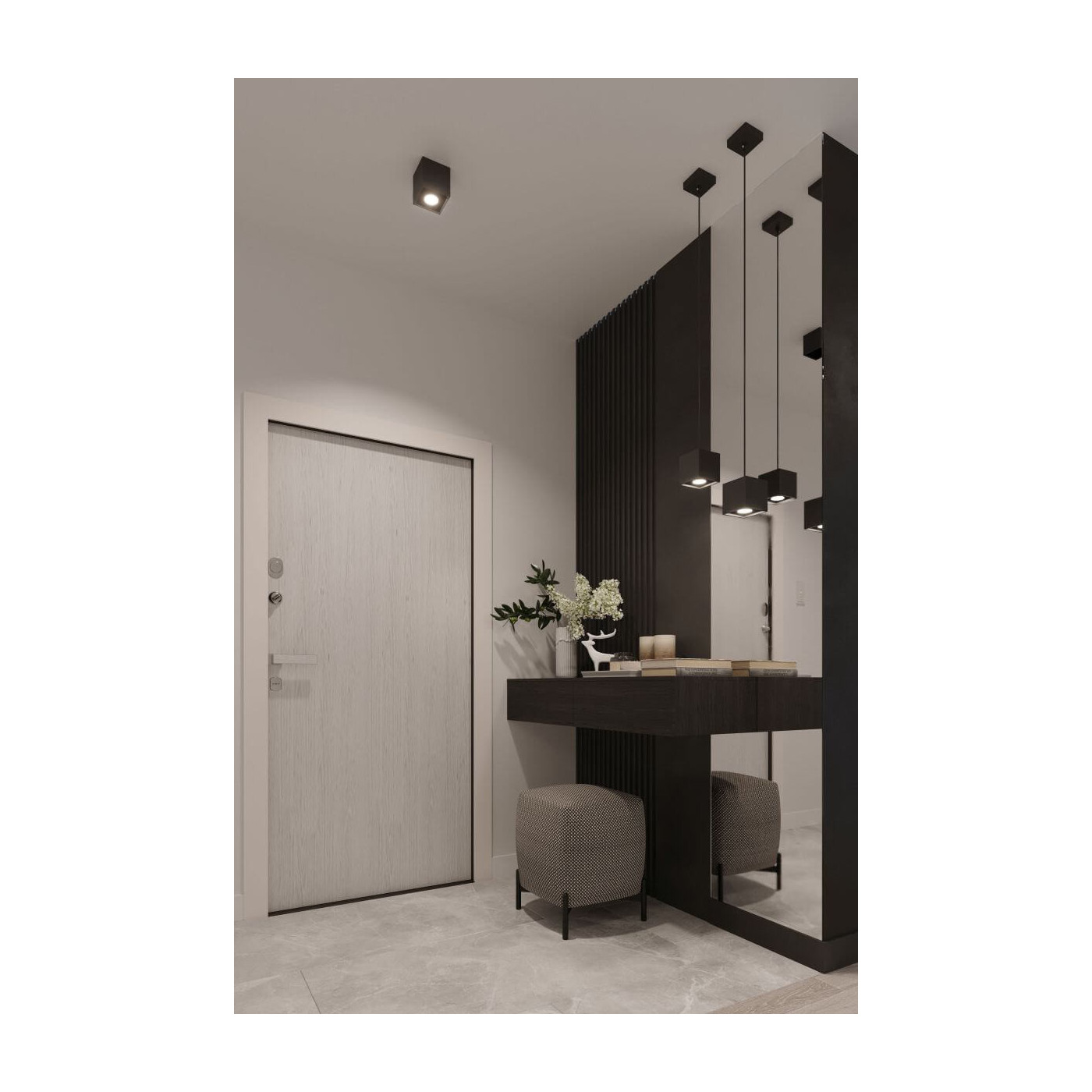 Kinkiet Quad 1 Czarny SL.0057 Sollux