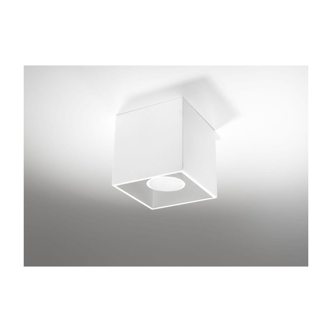 Plafon Quad 1 Biały SL.0027 Sollux
