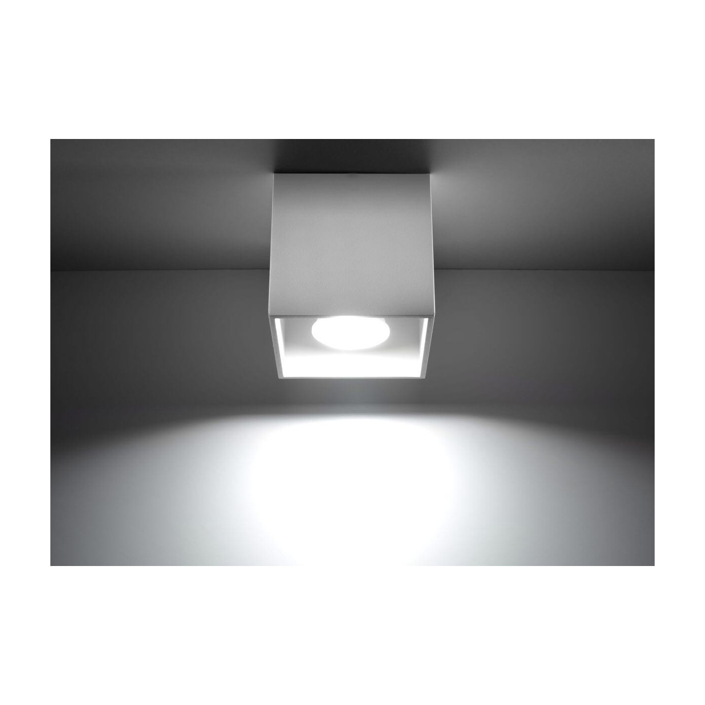 Plafon Quad 1 Biały SL.0027 Sollux