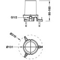 Element Podtynkowy Do Montażu Baterii Wolnostojących Study Exclusive 26285350 Tres