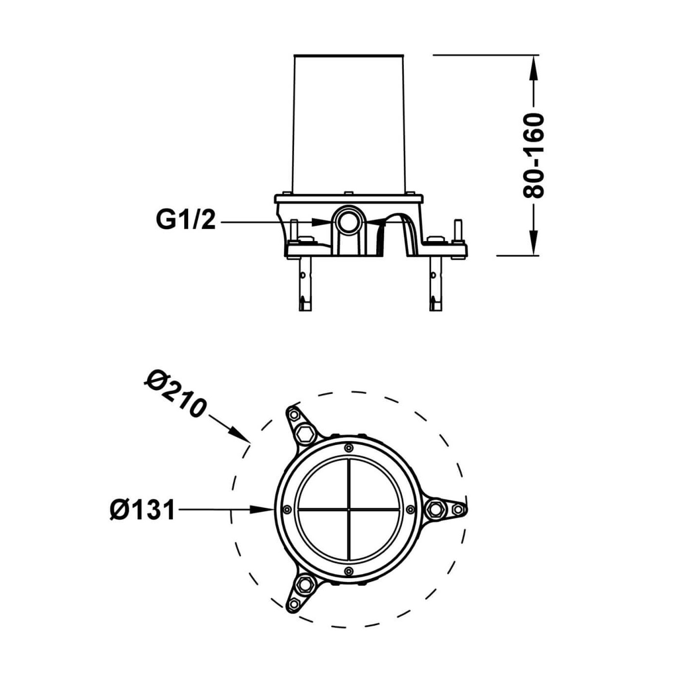 Element Podtynkowy Do Montażu Baterii Wolnostojących Study Exclusive 26285350 Tres