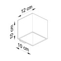 Kinkiet Quad 1 Szary SL.0058 Sollux