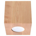 Plafon Quad Naturalne Drewno SL.0493 Sollux