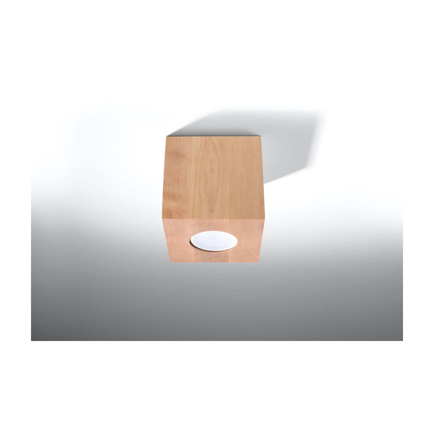 Plafon Quad Naturalne Drewno SL.0493 Sollux