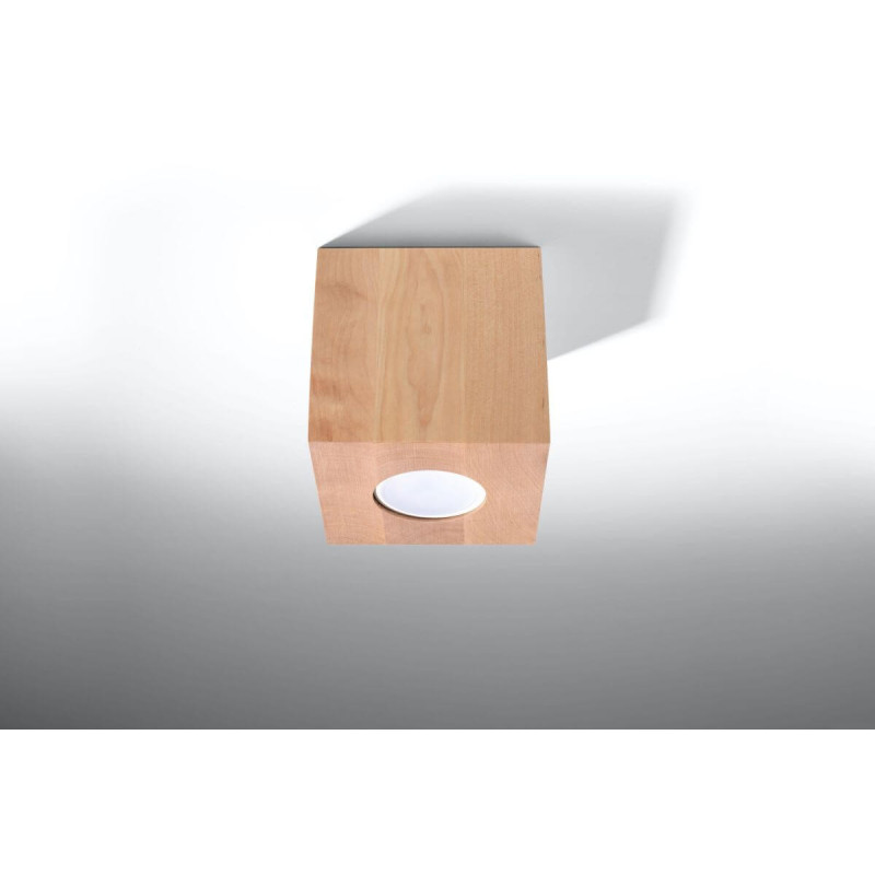 Plafon Quad Naturalne Drewno SL.0493 Sollux