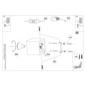 Plafon Quad Naturalne Drewno SL.0493 Sollux