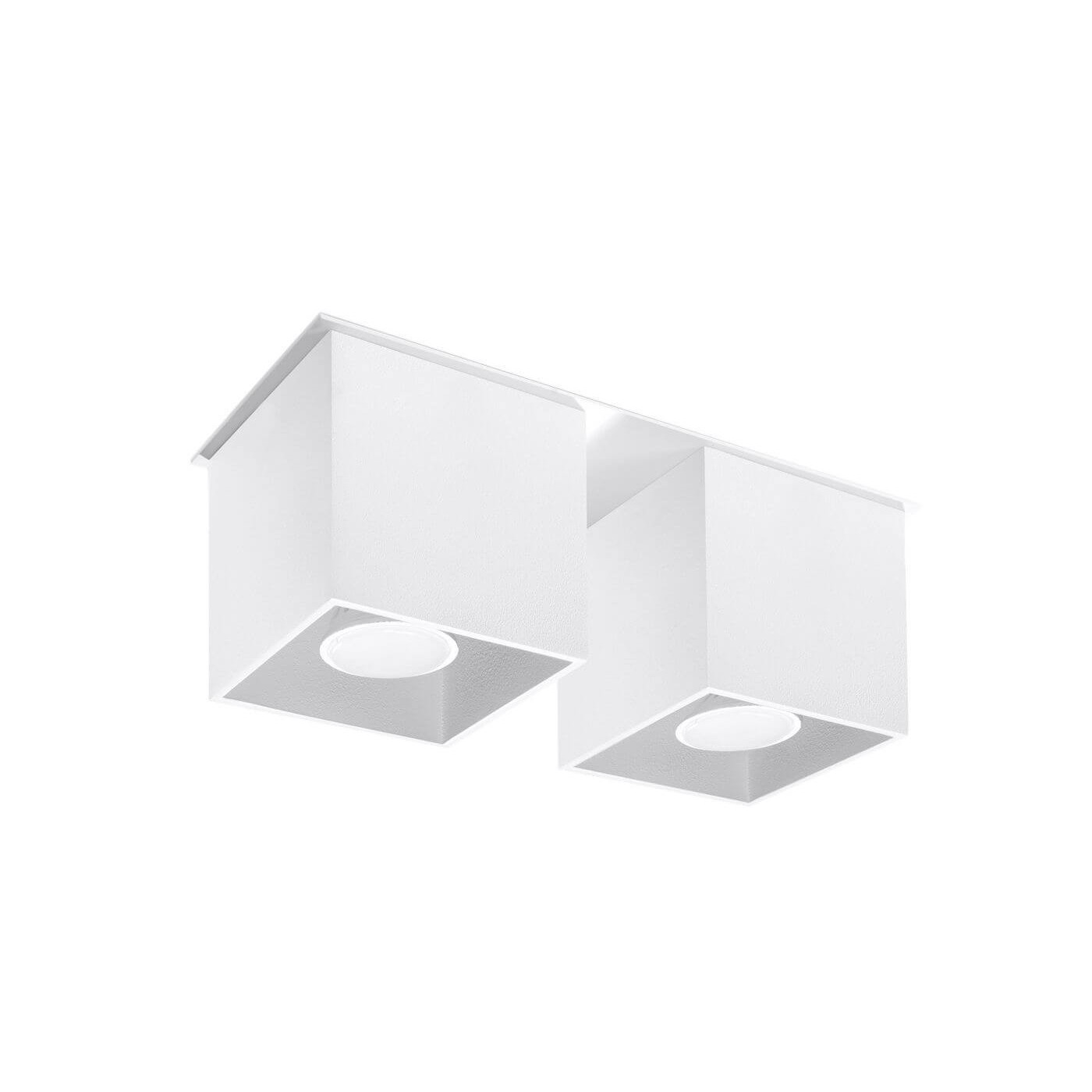 Plafon Quad 2 Biały SL.0065 Sollux