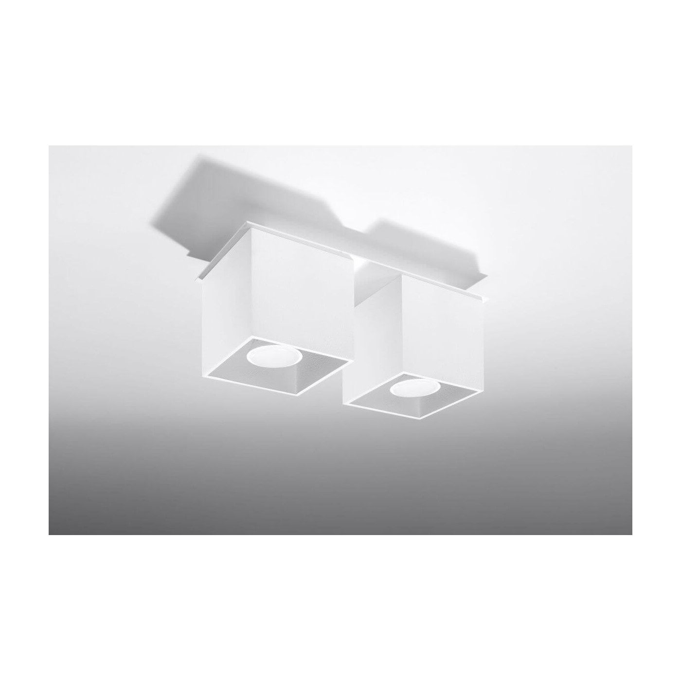Plafon Quad 2 Biały SL.0065 Sollux