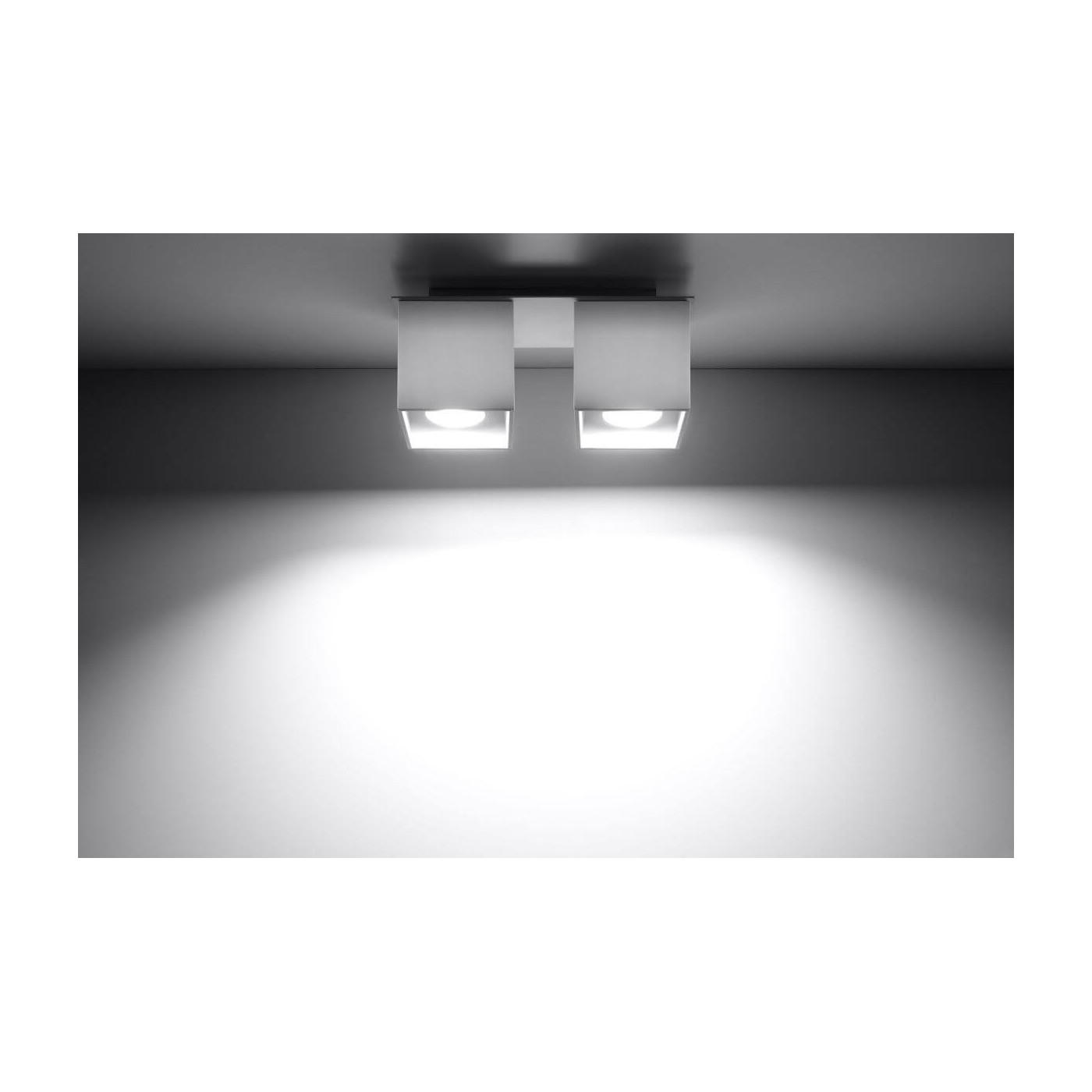Plafon Quad 2 Biały SL.0065 Sollux