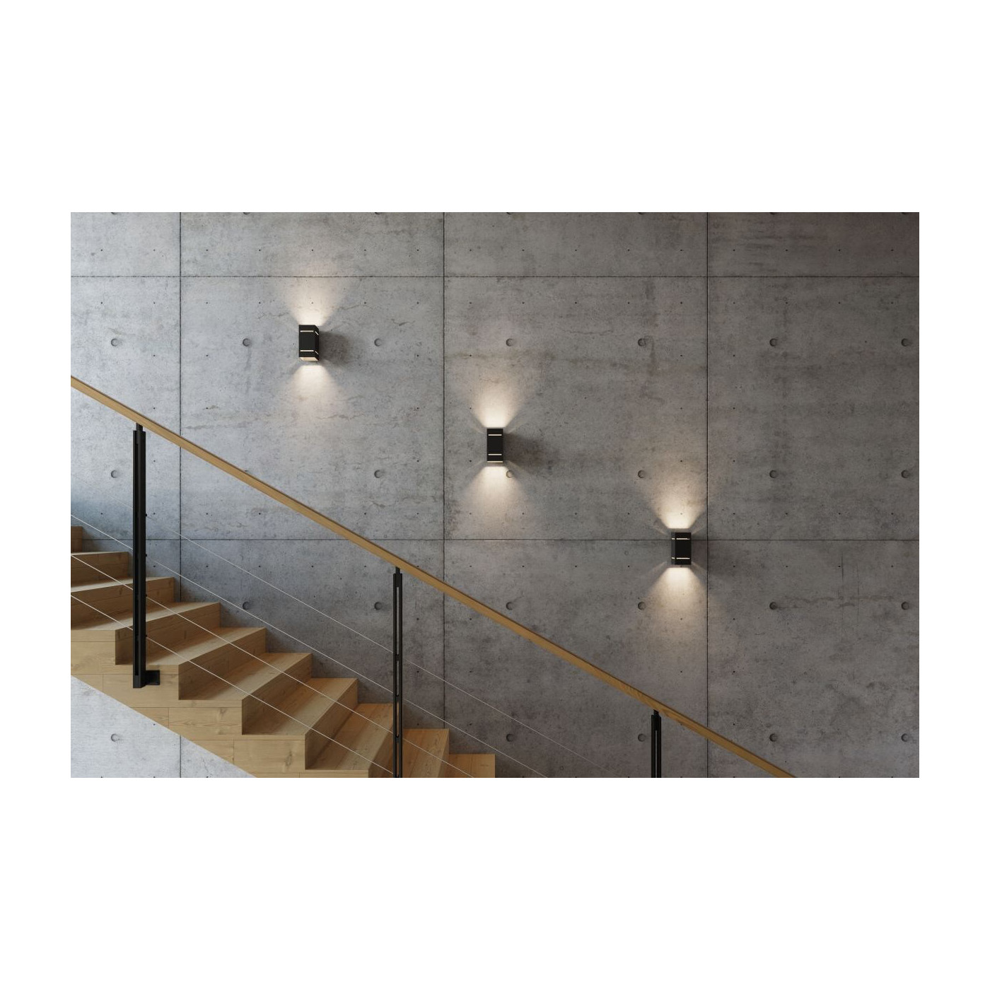Kinkiet Blocco Czarny SL.0478 Sollux