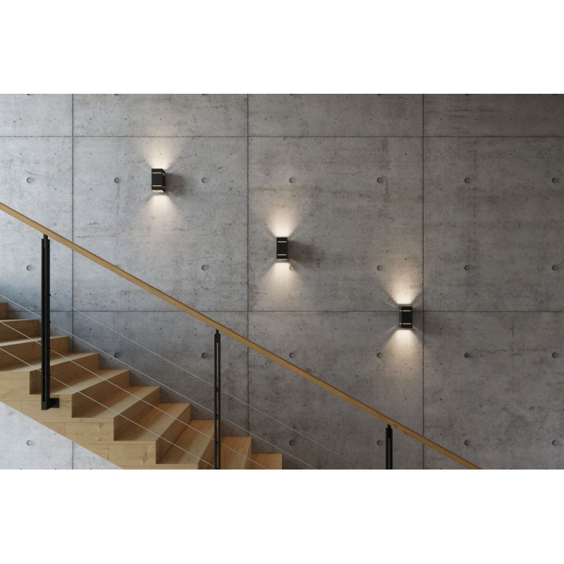 Kinkiet Blocco Czarny SL.0478 Sollux