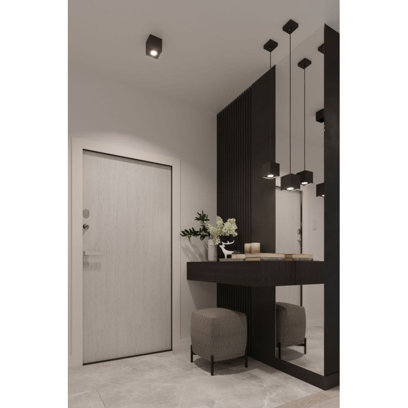 Plafon Quad 2 Czarny SL.0063 Sollux
