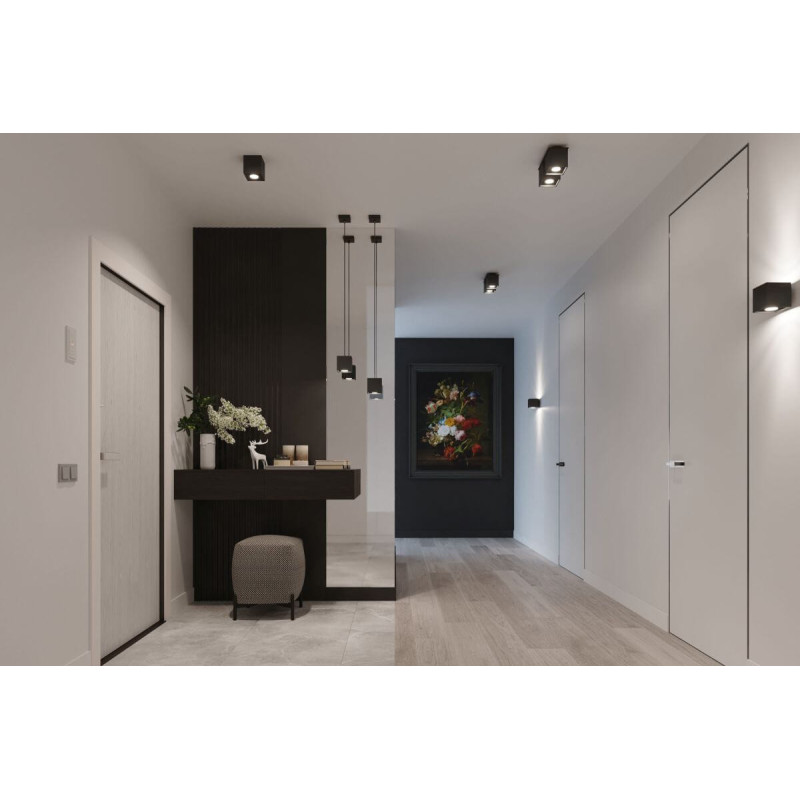 Plafon Quad 2 Czarny SL.0063 Sollux
