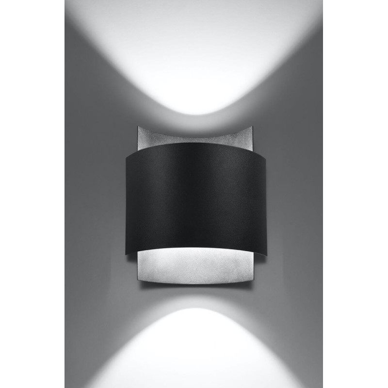 Kinkiet Impact Czarny SL.0858 Sollux