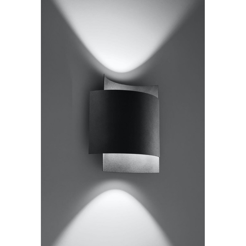 Kinkiet Impact Czarny SL.0858 Sollux