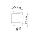Kinkiet Impact Czarny SL.0858 Sollux