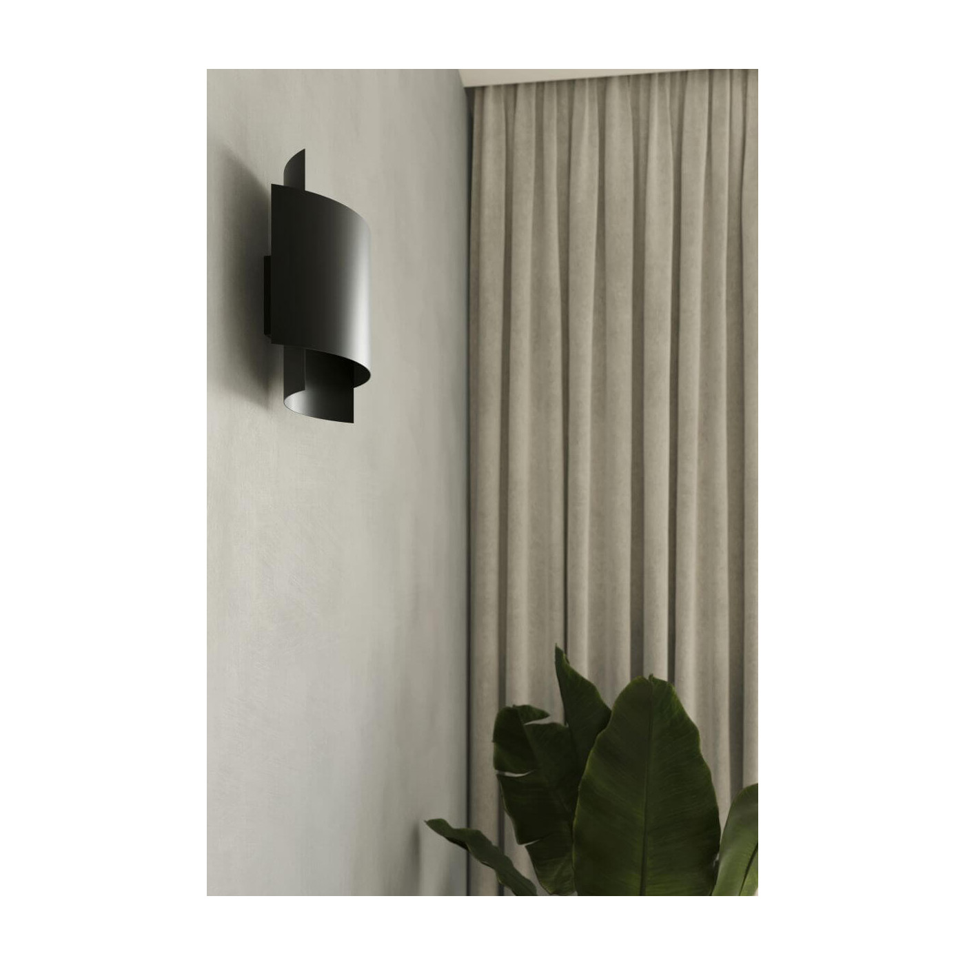 Kinkiet Impact Czarny SL.0858 Sollux