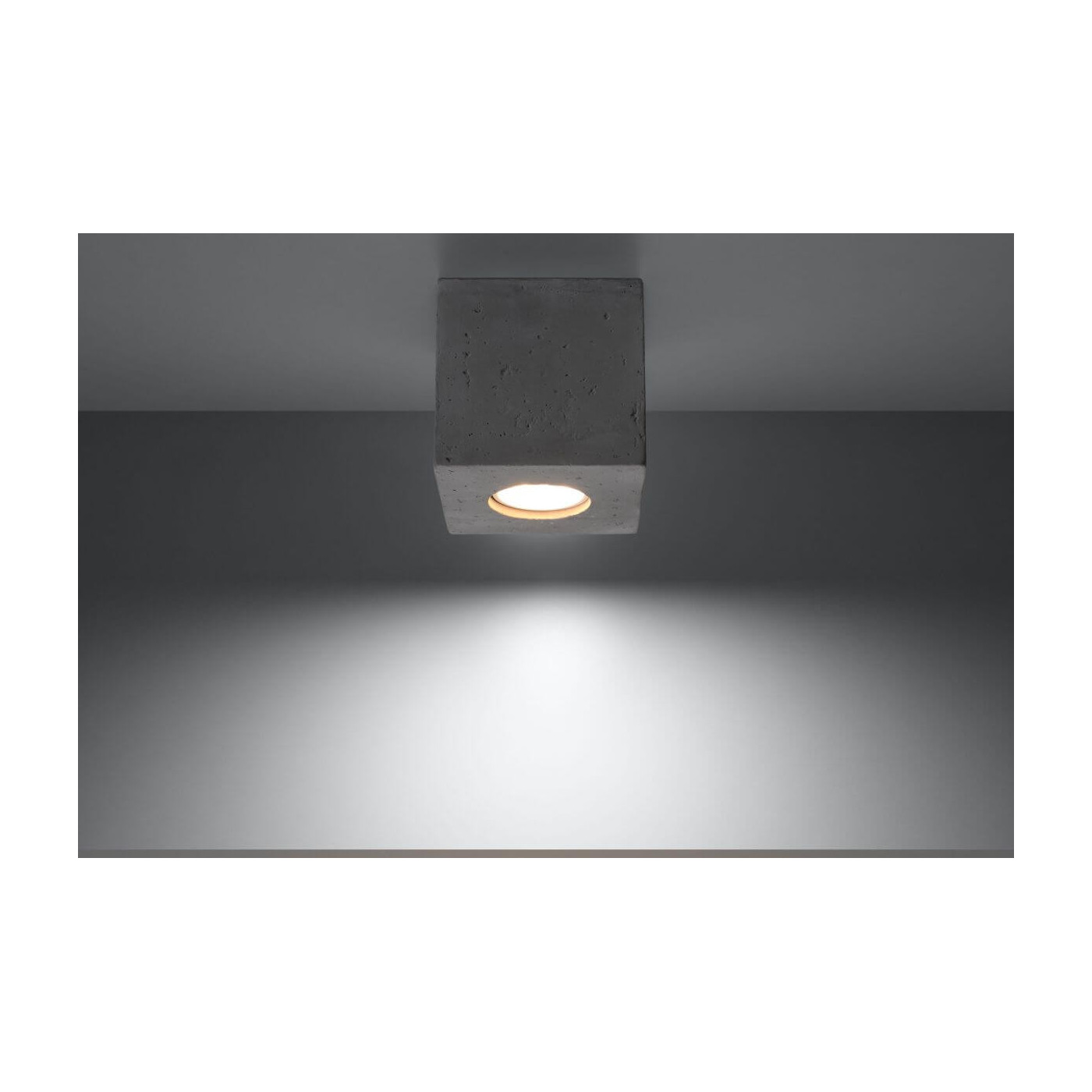 Plafon Quad Beton SL.0489 Sollux