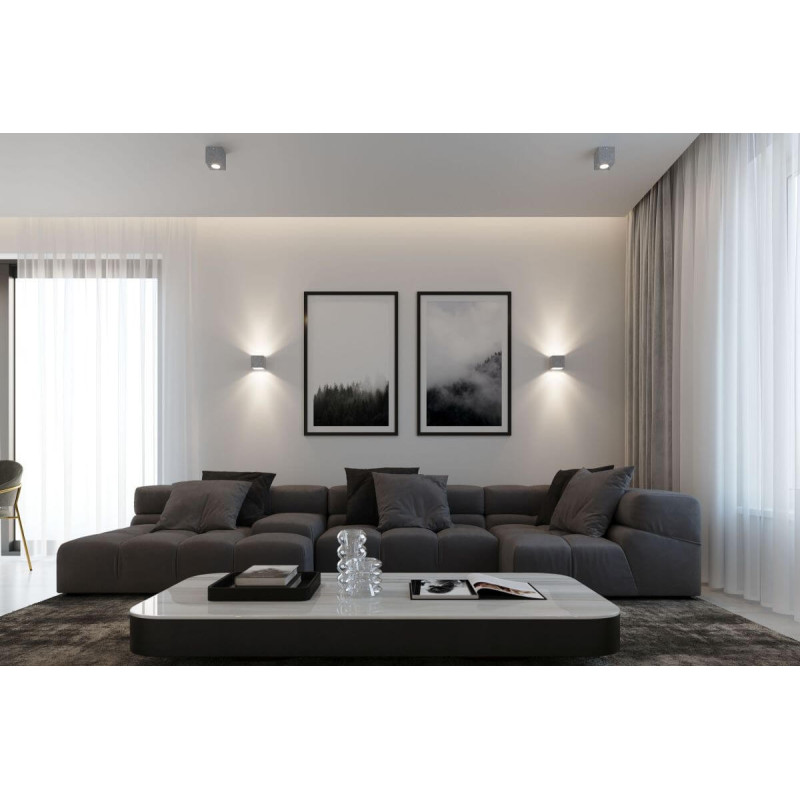 Plafon Quad Beton SL.0489 Sollux