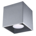 Plafon Quad 1 Szary SL.0024 Sollux