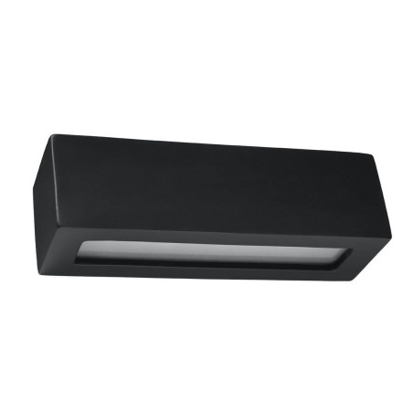 Kinkiet Ceramiczny Vega Czarny SL.0878 Sollux