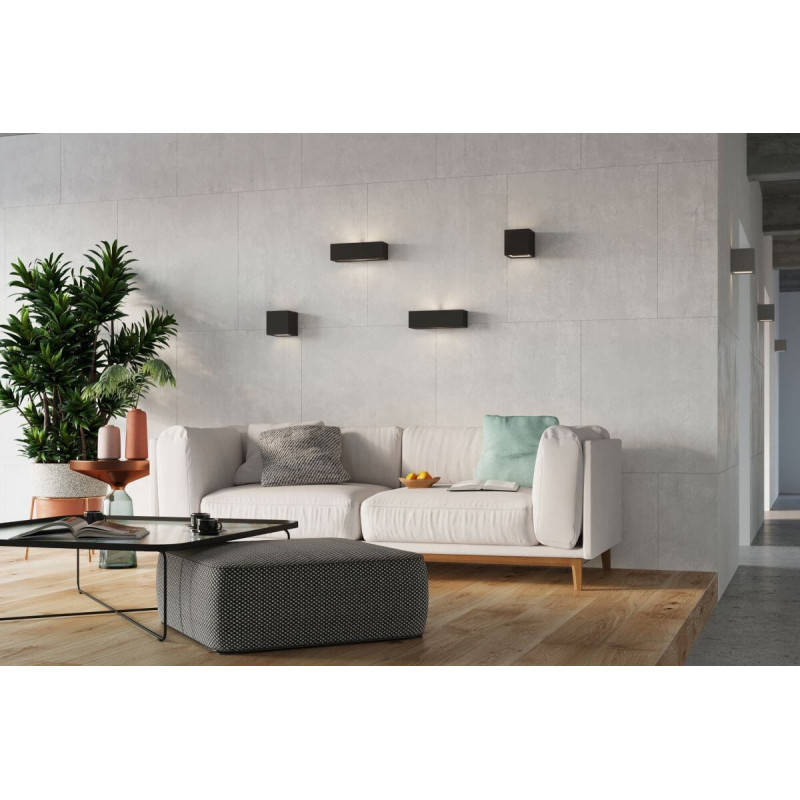 Kinkiet Ceramiczny Vega Czarny SL.0878 Sollux