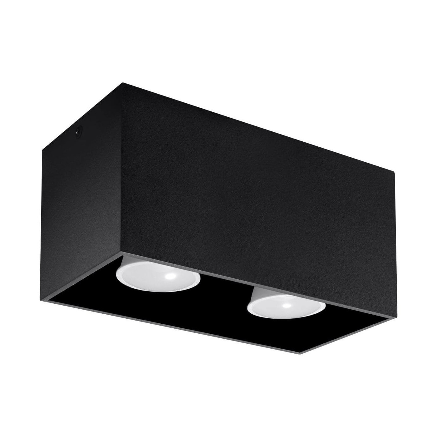 Plafon Quad Maxi Czarny SL.0381 Sollux