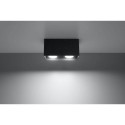 Plafon Quad Maxi Czarny SL.0381 Sollux