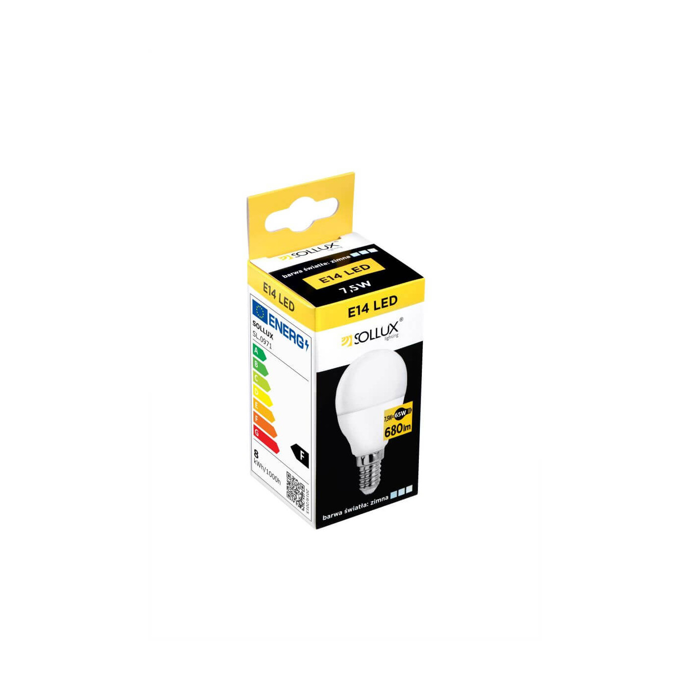 Żarówka LED E14 4000K 7,5W 680lm SL.0971 Sollux