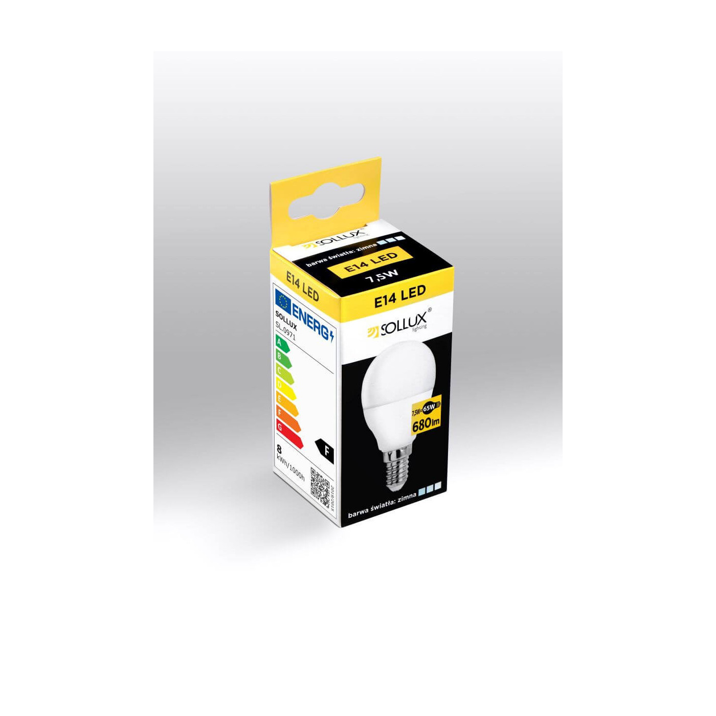 Żarówka LED E14 4000K 7,5W 680lm SL.0971 Sollux