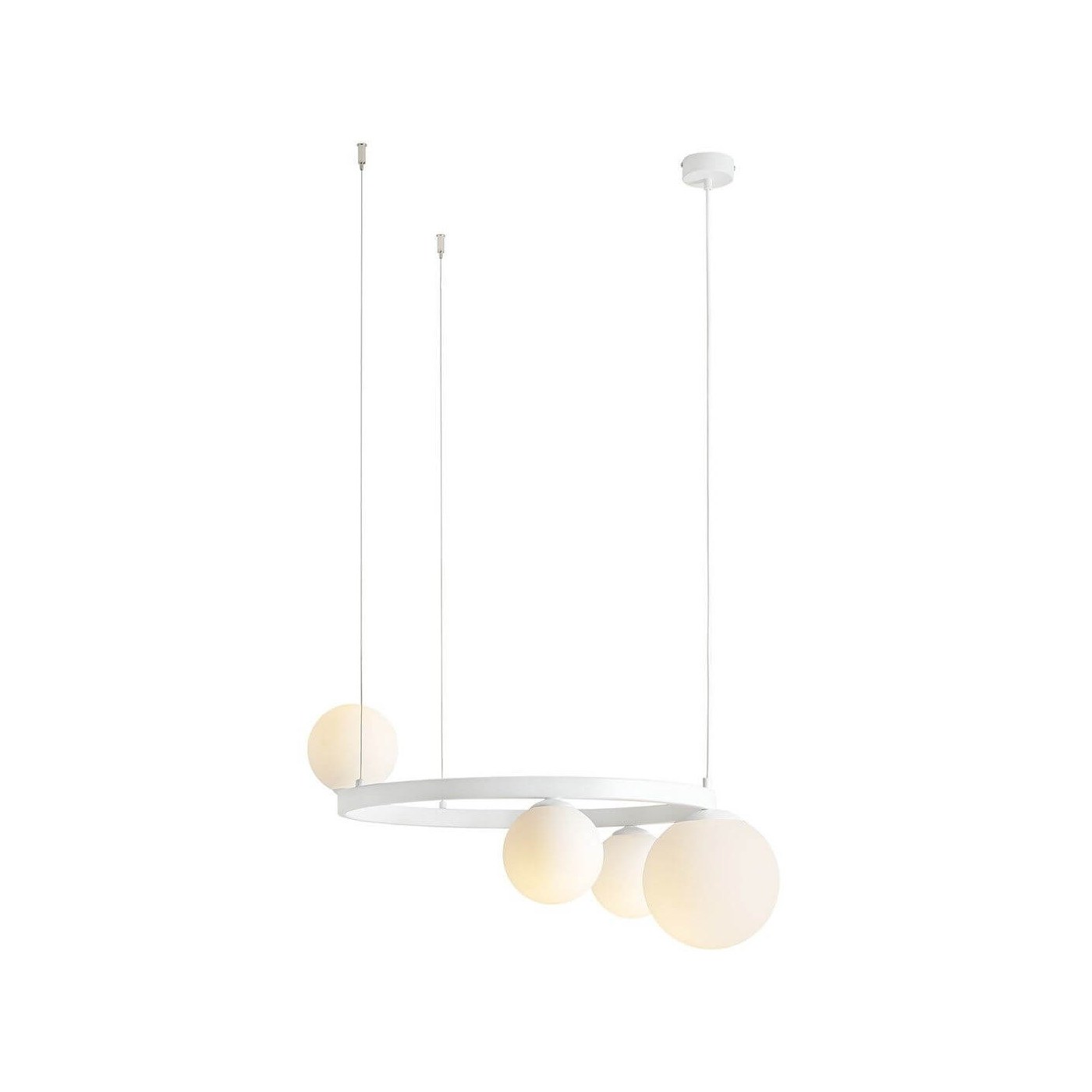 Lampa Wisząca Garda 4 Ring White 1099L_R Aldex