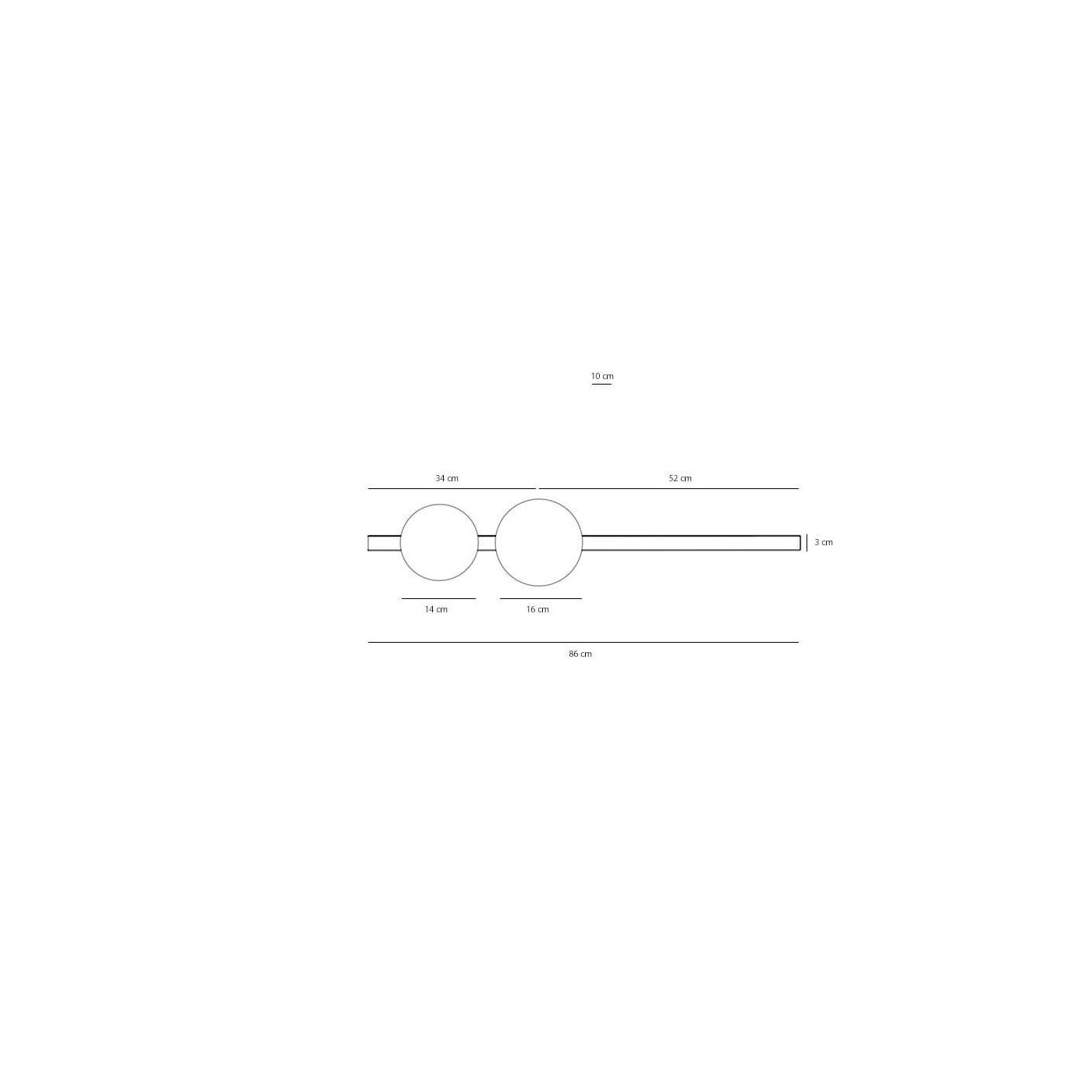 Kinkiet Garda 2 Black 1099D1 Aldex