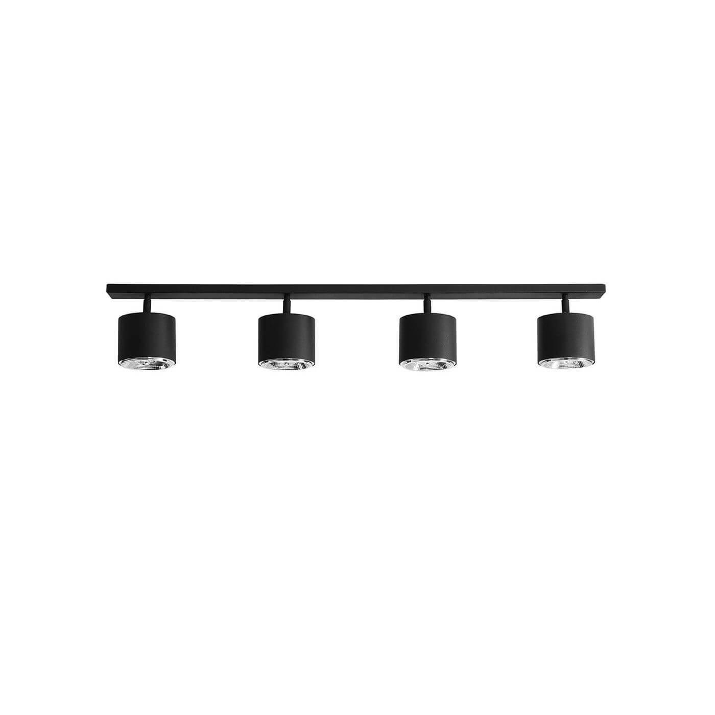 Lampa Sufitowa Plafon Bot 4 Black 1047PL_L Aldex