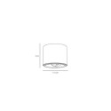 Lampa Sufitowa Plafon Bot Black 1047PL_G Aldex