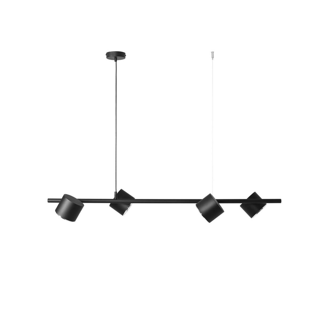 Lampa Wisząca Bot 4 Black 1047L Aldex