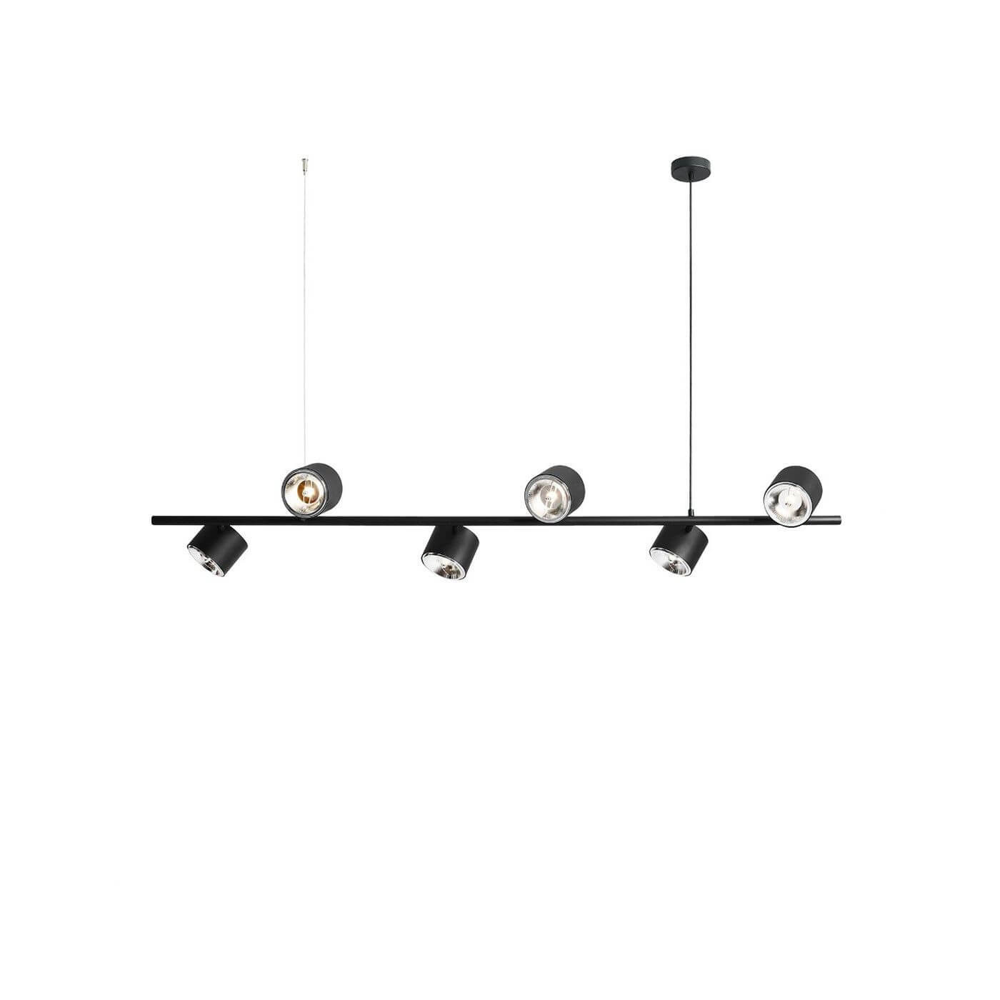 Lampa Wisząca Bot 6 Black 1047K Aldex
