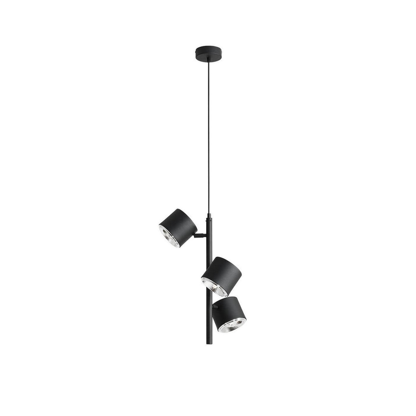 Lampa Wisząca Bot 3 Black 1047E Aldex
