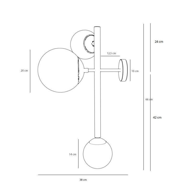 Kinkiet Dione 3 Chrome 1092Y4 Aldex