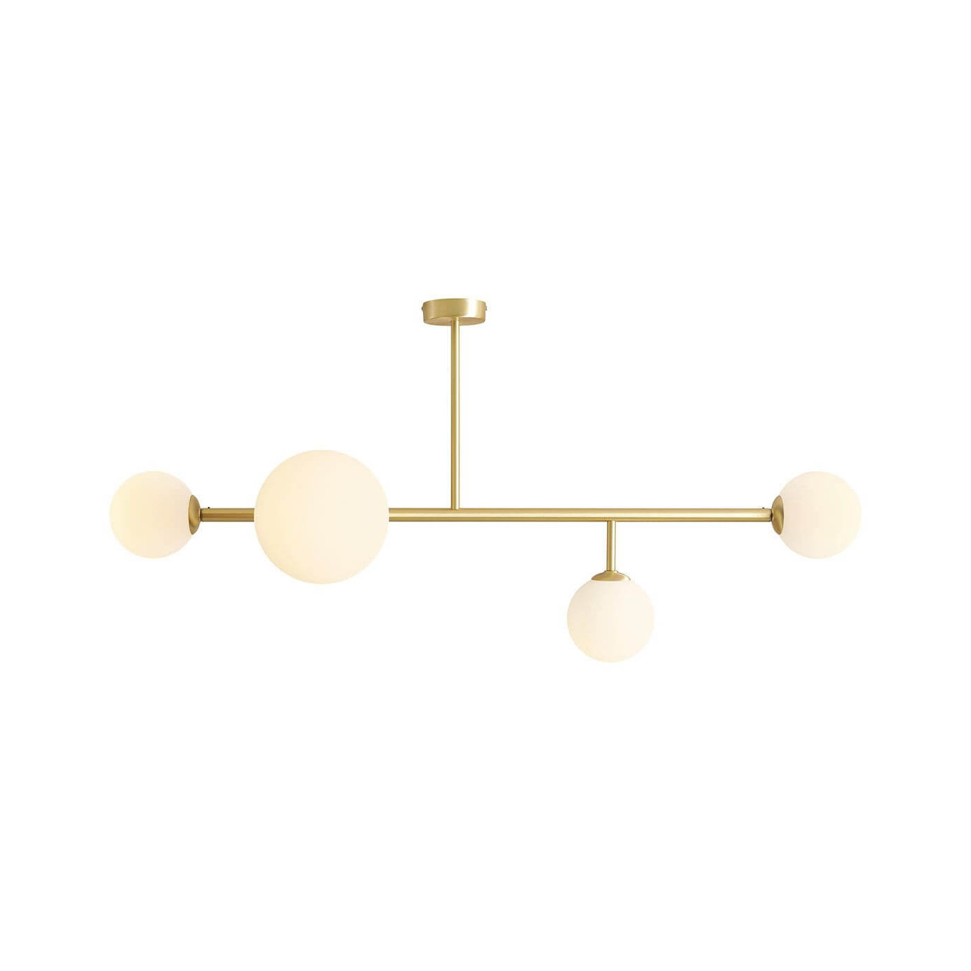 Lampa Wisząca Dione 4 Brass 1092PL_L40 Aldex