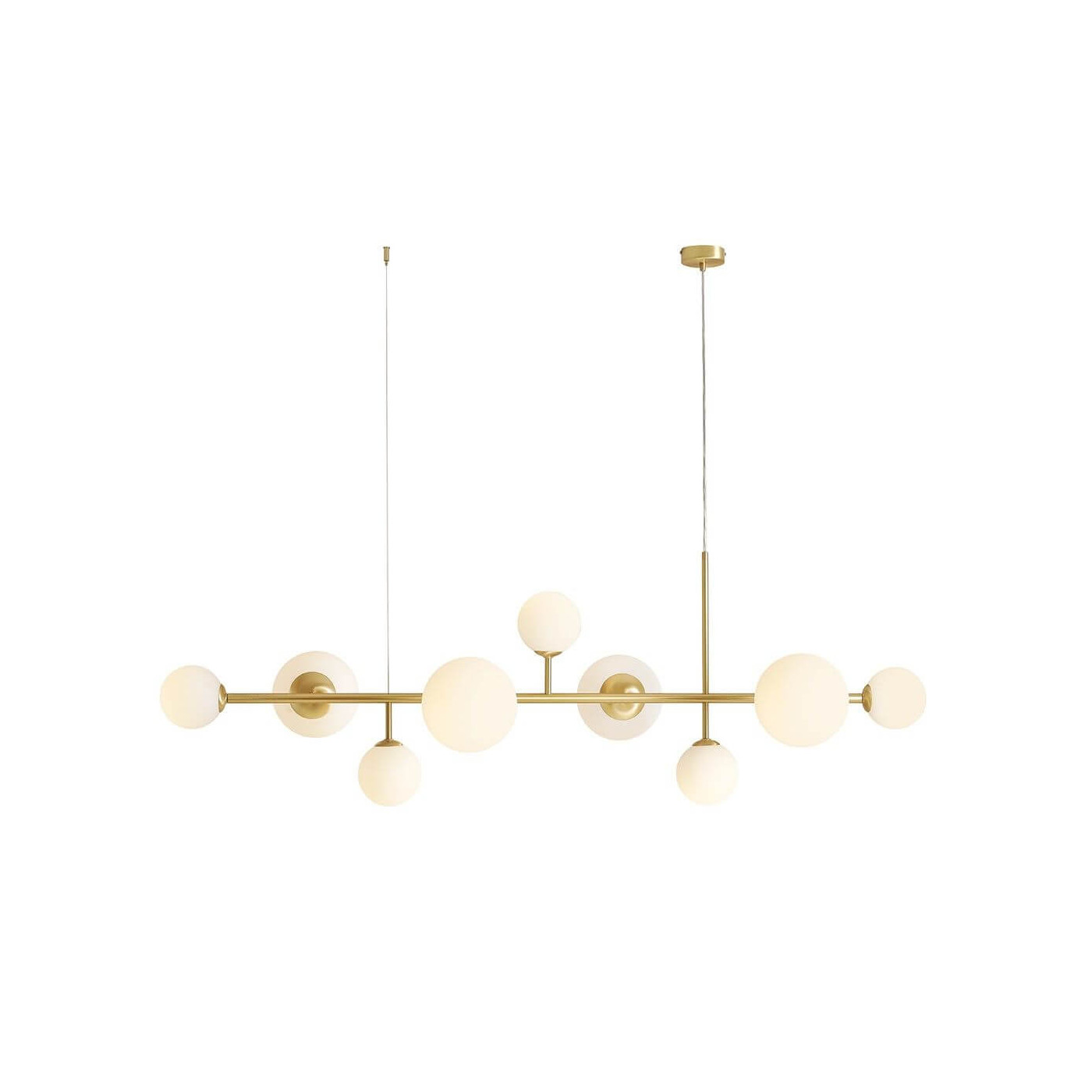 Lampa Wisząca Dione 9 Brass 1092N40 Aldex